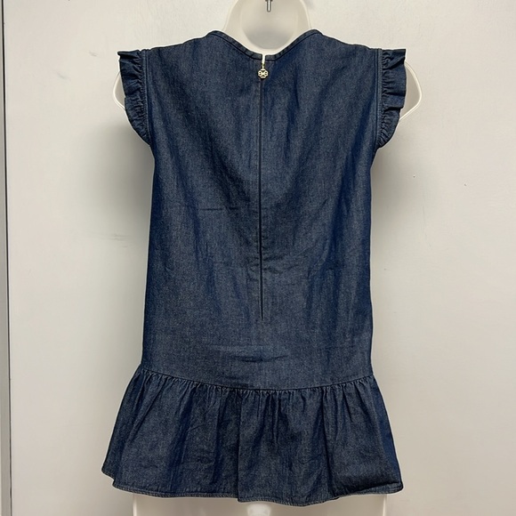 SOLD IN STORE Kate Spade Chambray Flounce Top Size 8 - Picture 7 of 13